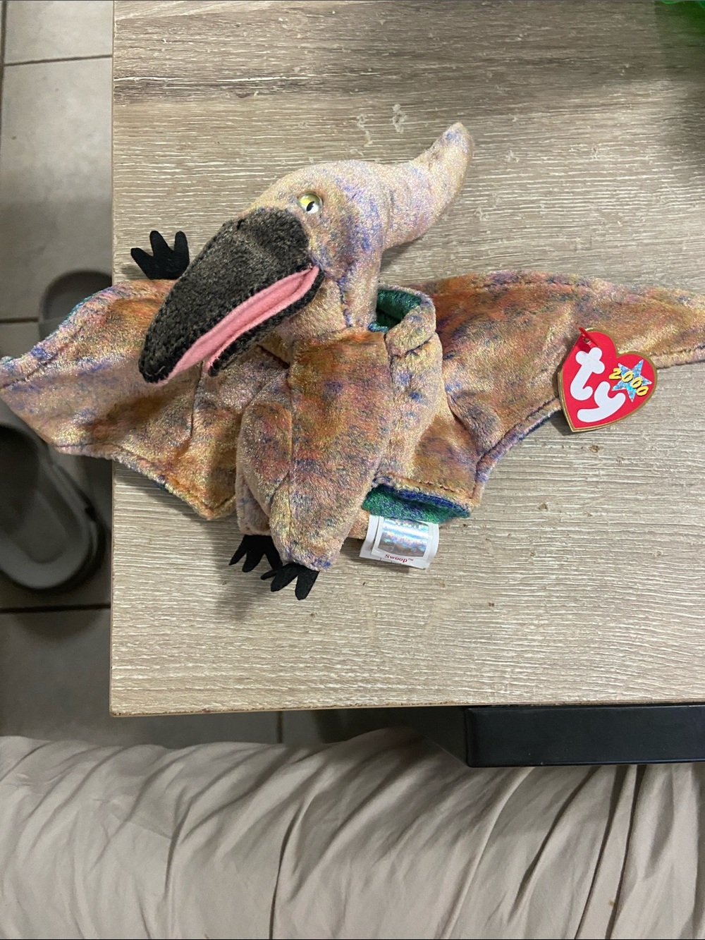 Ty Beanie Baby Swoop - MWMT (Pterodactyl 2000) With Tags
